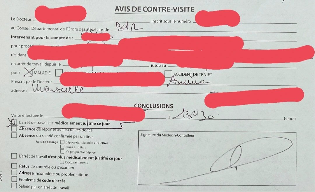 DocAmine_'s tweet image. C'est quoi ce truc encore ?
Un de mes patients a été visité a son domicile par un médecin suite a un arrêt de travail. Mais ce n'est pas un médecin de @Assur_Maladie , il a jugé mon arrêt de travail justifié MDR.