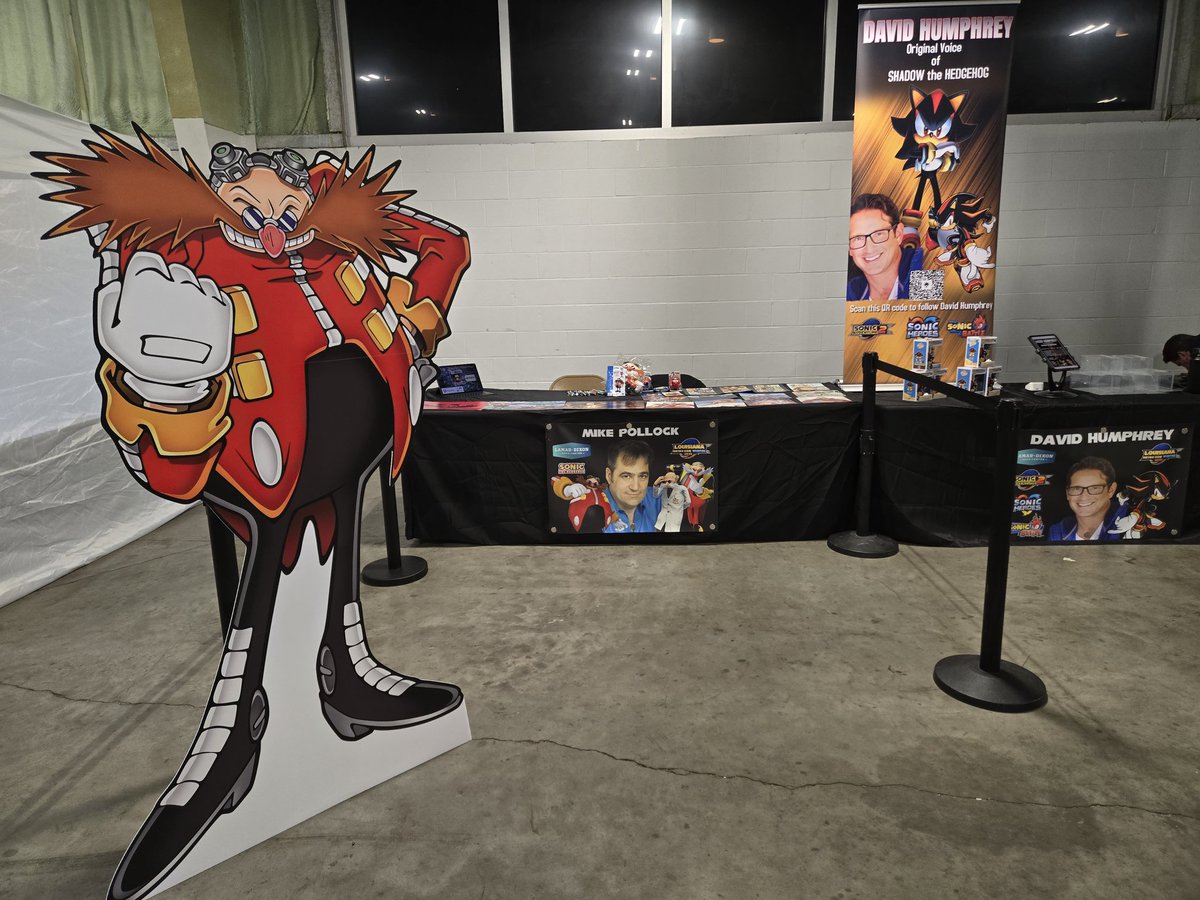Mike Pollock™ (@itsamike) on Twitter photo Table for two? Louisiana Retro Con is about to begin!
<a href="/HumphreyReal/">The Real David S. Humphrey</a>, <a href="/TheScottDreier/">Scott Dreier</a>, <a href="/RYANtheDRUMMOND/">Ryan Drummond</a> and I can't wait to meet y'all! Table for two? Louisiana Retro Con is about to begin!
<a href="/HumphreyReal/">The Real David S. Humphrey</a>, <a href="/TheScottDreier/">Scott Dreier</a>, <a href="/RYANtheDRUMMOND/">Ryan Drummond</a> and I can't wait to meet y'all!
