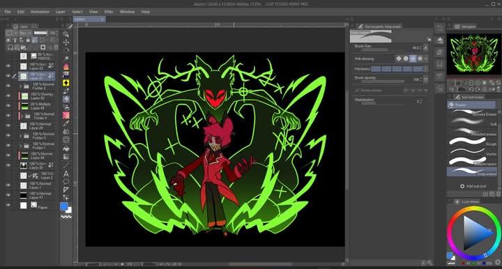 Green light so glow~

#HazbinHotel #HazbinHotelAlastor