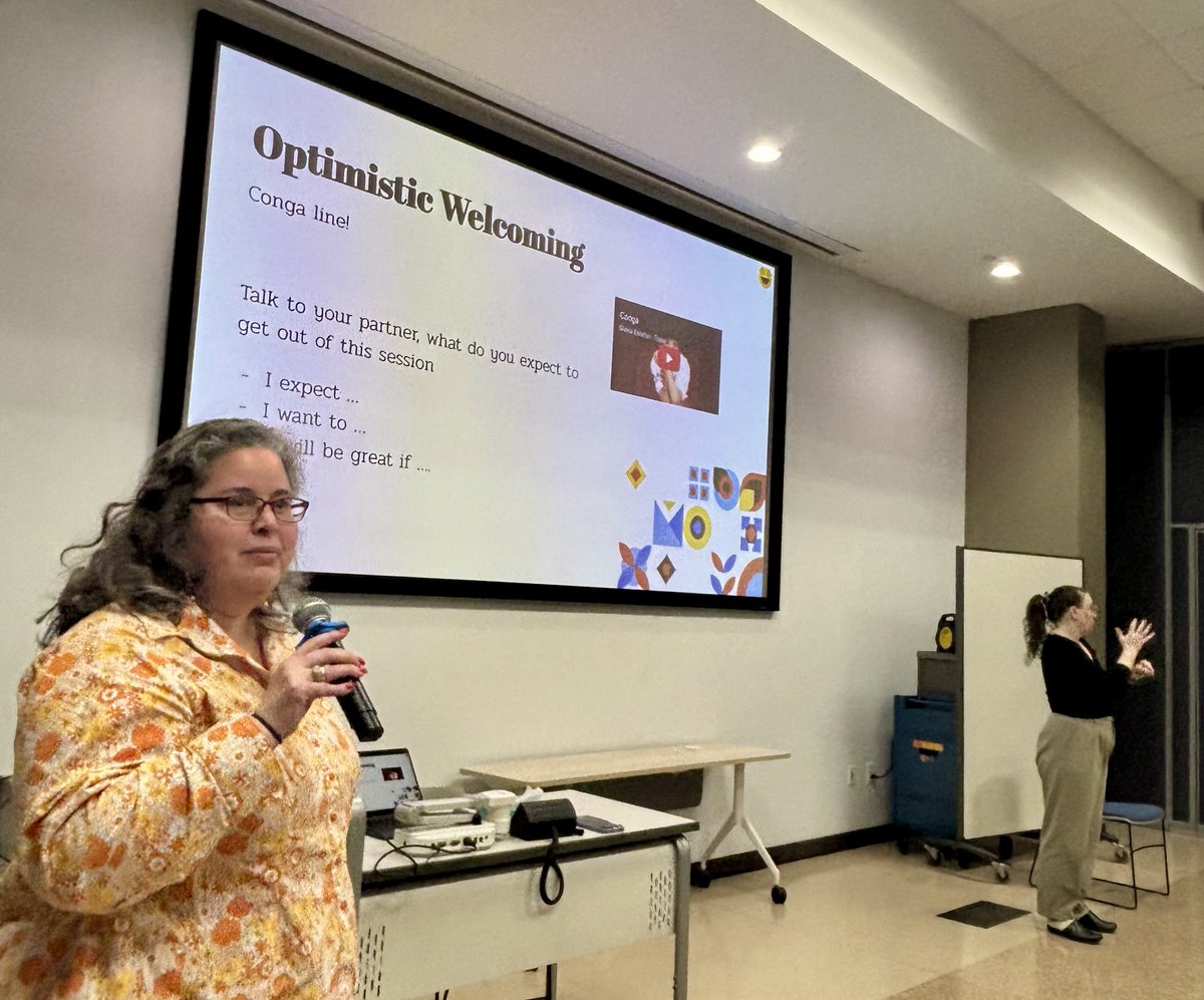 Ashli Sambaluk (@ashsambaluk) on Twitter photo <a href="/demacruz/">Dra. Delia Cruz</a> helping us FEEL the difference between an unstructured activity 🥴 and one with simple SUPPORTS! 🥰😮💨💪 <a href="/demacruz/">Dra. Delia Cruz</a> helping us FEEL the difference between an unstructured activity 🥴 and one with simple SUPPORTS! 🥰😮💨💪
