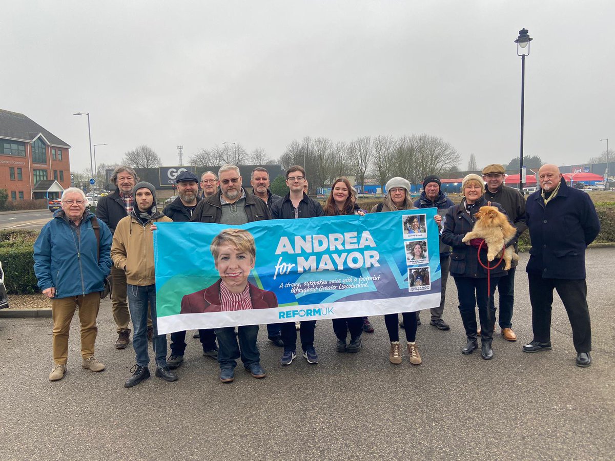 Great day getting the message out today with these lovely people