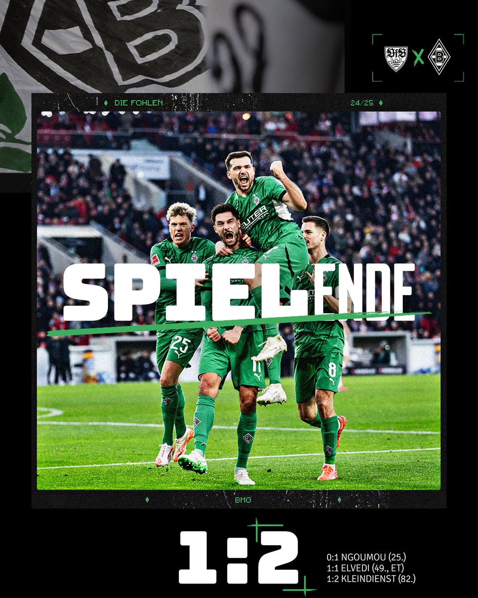 JAAAAAAAAAAAAAAAA! AUSWÄRTSSIEG!

#DieFohlen #VFBBMG