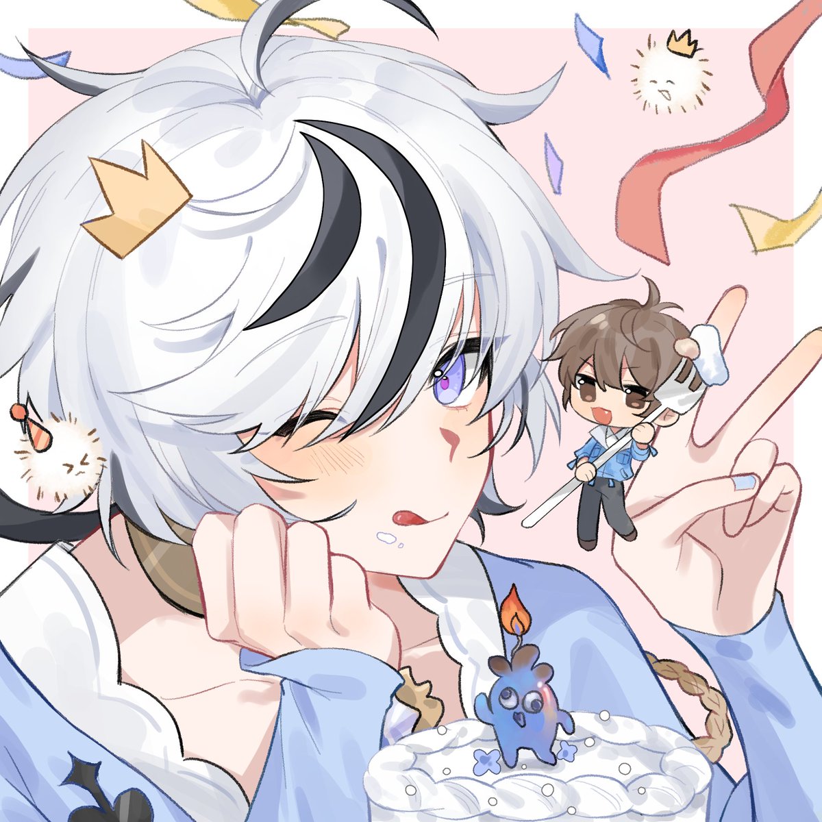 Ww__ay's tweet photo. Happy birthday！🎂
#NUcarnival 
#ブレイド https://t.co/MtzDrrLVqI