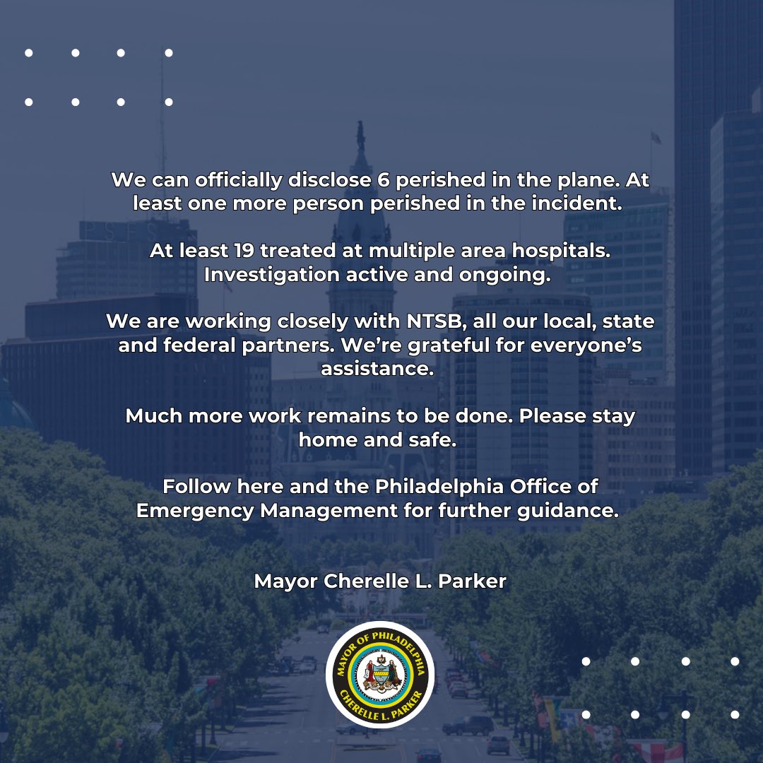 Mayor Cherelle L. Parker tweet media