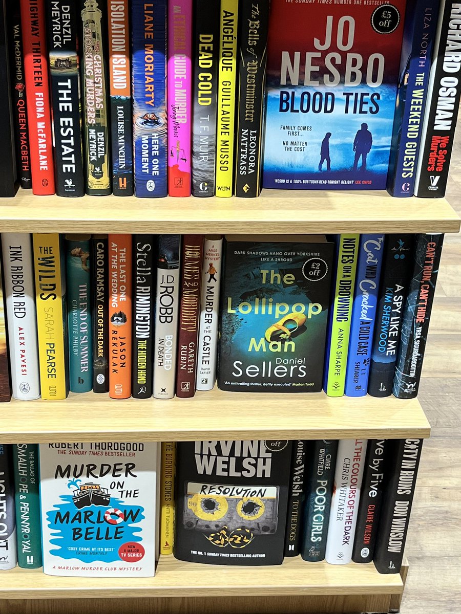 Thrilled to see The Lollipop Man for sale in Waterstones this afternoon. Facing outwards too!