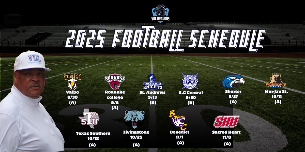 Schedule for 2025