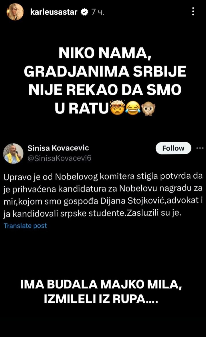 Ako izlaze iz njene rupe, to će potrajati. Koliko tu budala može da stane...