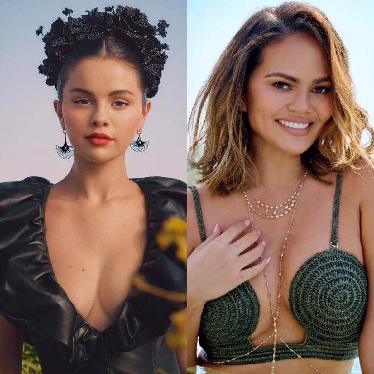 SELENAT0RSARMY's tweet photo. Chrissy Teigen defends Selena Gomez against the White House under the Trump administration for attacking her:

“Having empathy is now something gross and weird. We love you Selena Gomez and boy does the White House have a lot of time on their hands for the dumbest shit ever.” https://t.co/Y9oQoJbAvA