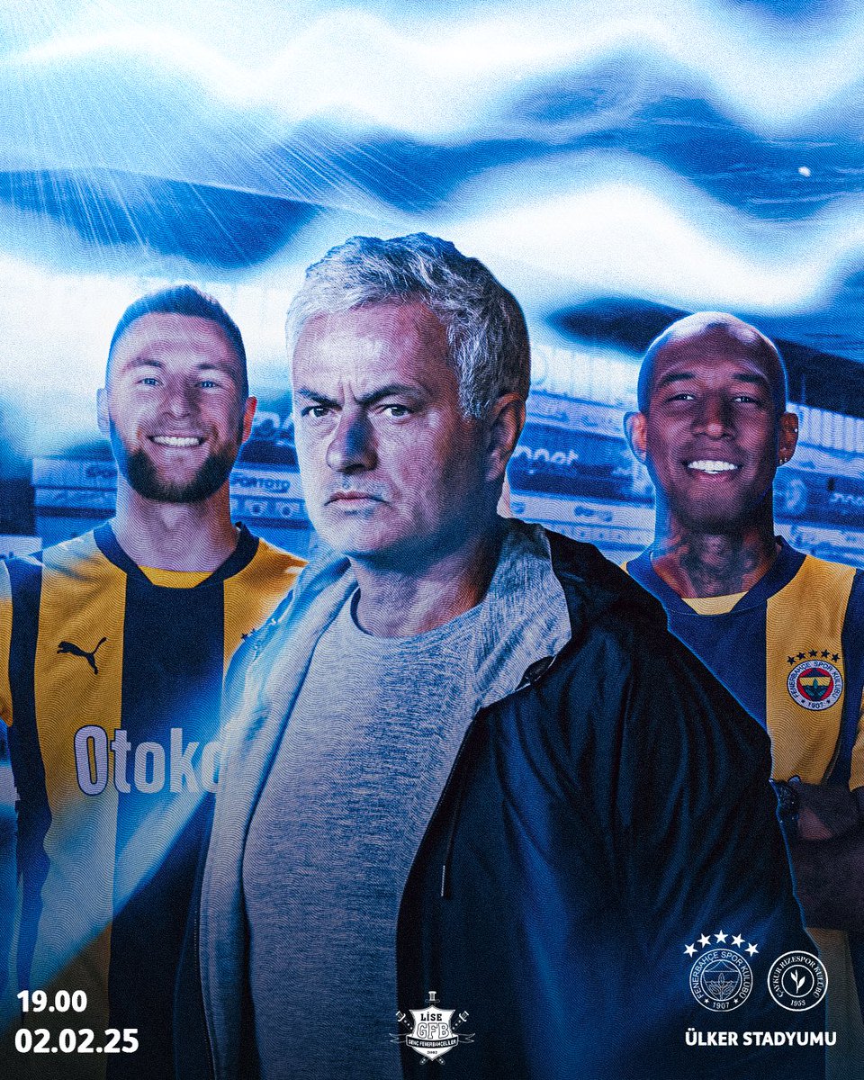 🏆 Trendyol Süper Lig 22. hafta

🆚 Rizespor
📅 02.02.2025
⏱ 19.00
🏟 Ülker Stadyumu 

#LiseGFB