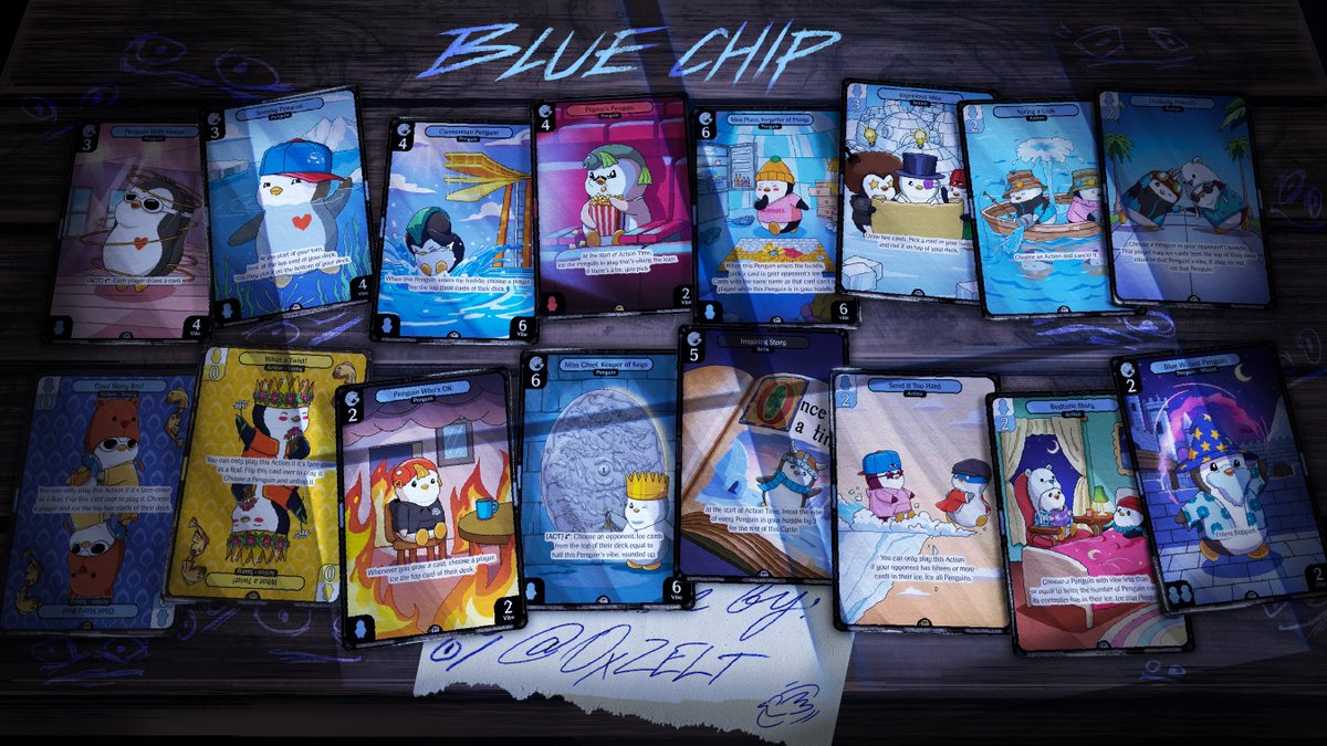 0xZELT's tweet photo. My blue deck got finally published! 

Everyone who is in love with cold should definitely check this out!🧊🧊🧊

What do you guys think of my art?

https://t.co/k1XUPsHolO

@ocapgames https://t.co/SLsIRFUNzM