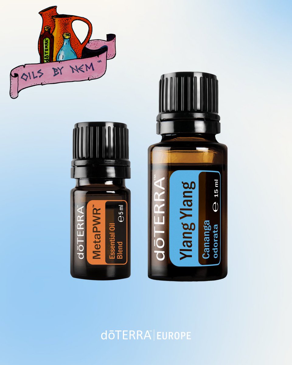 February is the month of 🧡, with this month’s specials. 
💙
POM: MetaPWR™ (5 ml) - bit.ly/44xPVjz - 
10% off: Ylang Ylang (15 ml) - bit.ly/3SJ669t - 
💜
#OilsByNem #dōTERRA #cptg #Wellness #EssentialOil #Oils4Life #OilsForLife #YlangYlang #MetaPWR  #OilUp~!