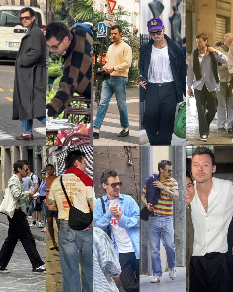 goldenrryhrry's tweet photo. his street style is so *chef's kiss* https://t.co/zeA239pqA1