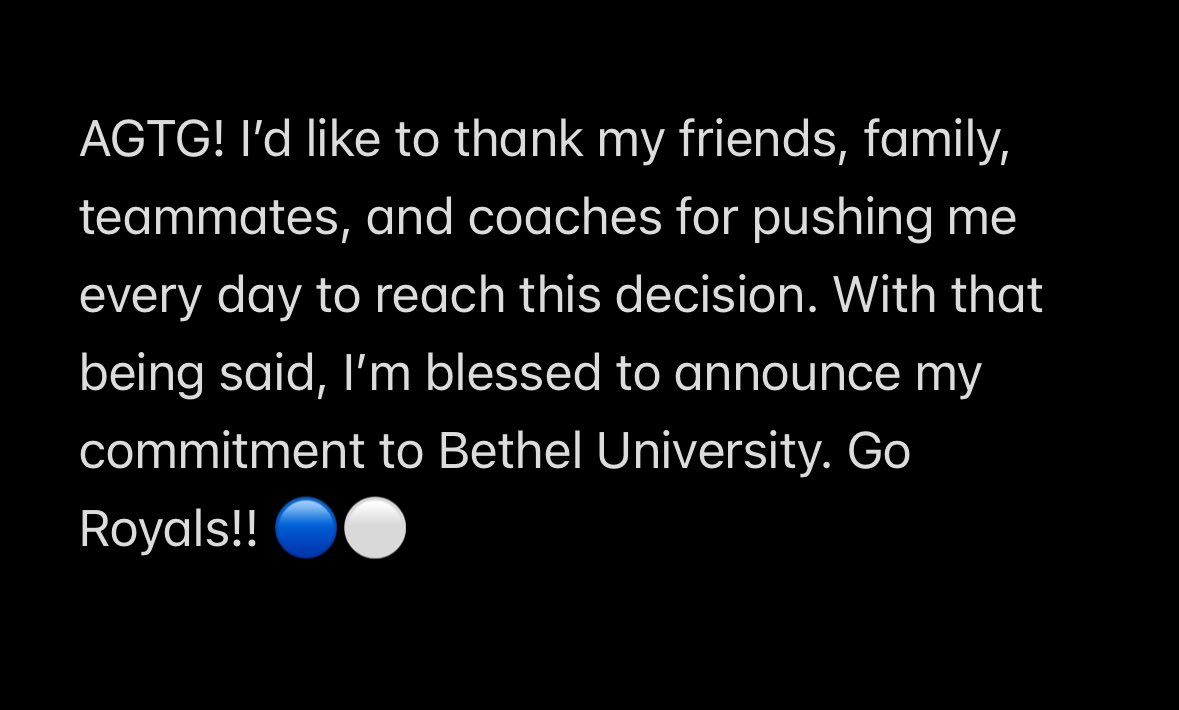 Frank Enser (@frankenser81) on Twitter photo AGTG!! 100% committed Go royals!!!🔵⚪️
<a href="/McElroy26/">Mike McElroy</a> <a href="/tavian40/">Tavian Swanson</a> <a href="/BethelRoyalsFB/">Bethel Football</a> <a href="/PieperJon/">Coach Pieper</a> <a href="/FHS_tigersfb/">Farmington Football</a> AGTG!! 100% committed Go royals!!!🔵⚪️
<a href="/McElroy26/">Mike McElroy</a> <a href="/tavian40/">Tavian Swanson</a> <a href="/BethelRoyalsFB/">Bethel Football</a> <a href="/PieperJon/">Coach Pieper</a> <a href="/FHS_tigersfb/">Farmington Football</a>