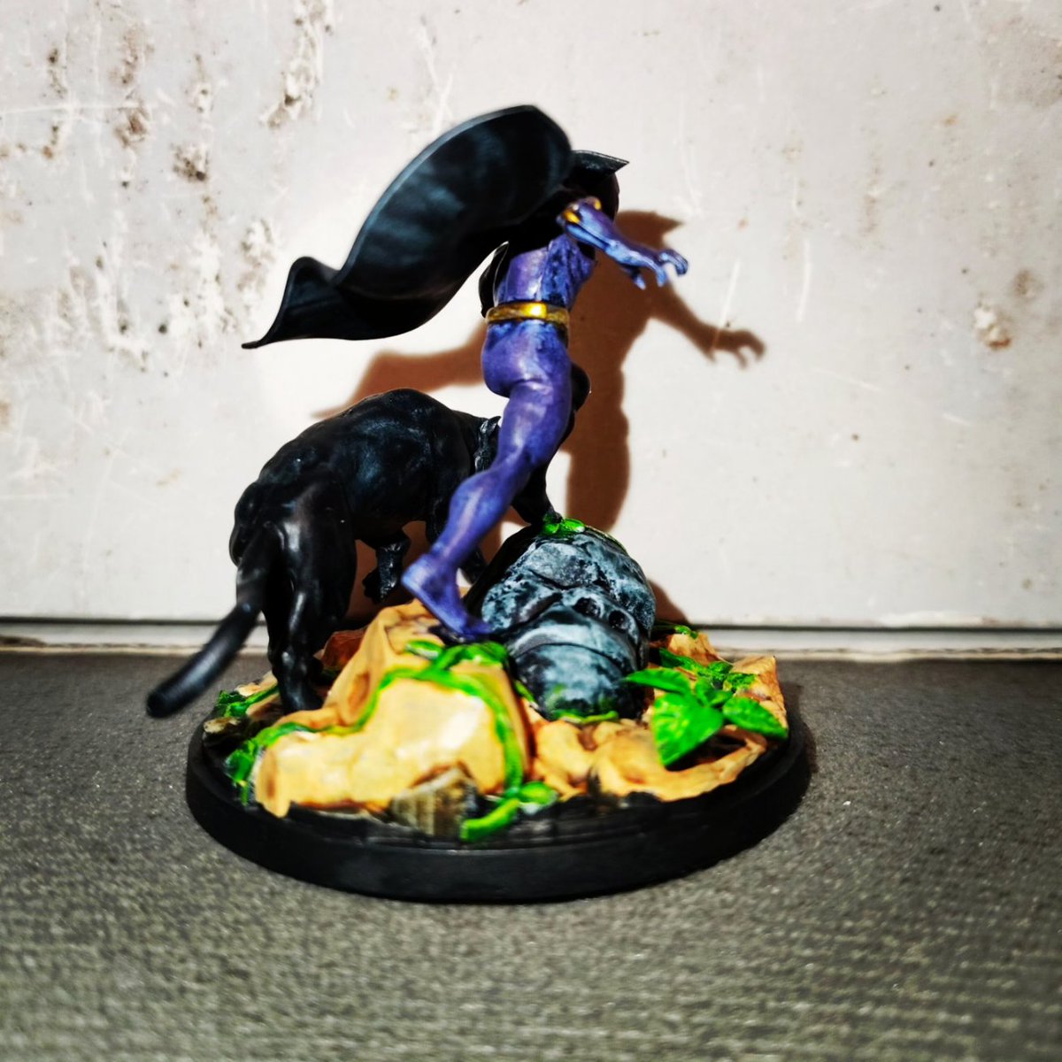 AlvaroDeLamo's tweet photo. Black Panther, Chosen of Bast (T'Challa)

#marvel #marvelcrisisprotocol #blackphanter #bast #tchala #wakanda #wakandaforever #avengers #midnightsons #wargame #miniaturepainting #miniature #tabletop https://t.co/AZDGJSMHOj