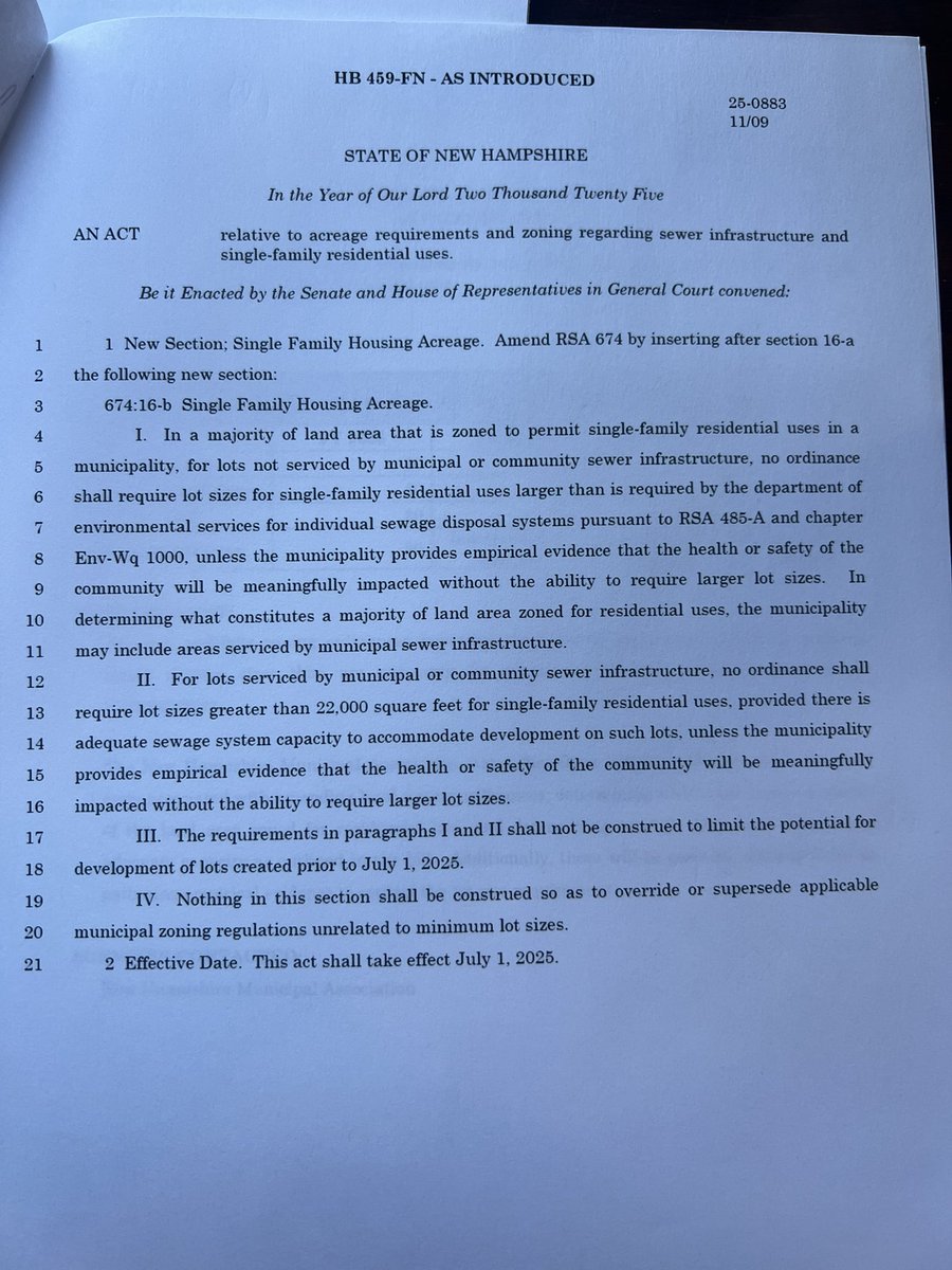 LegeLawyer's tweet photo. Did…did the New Hampshire Municipal Association just trigger a fiscal note on a bill based purely on the costs they intend to occur subverting the bill’s purpose if it passes? They’re bold, I’ll give them that…

#zoningreform #HB459 #newhampshire https://t.co/HjLBXutkTG