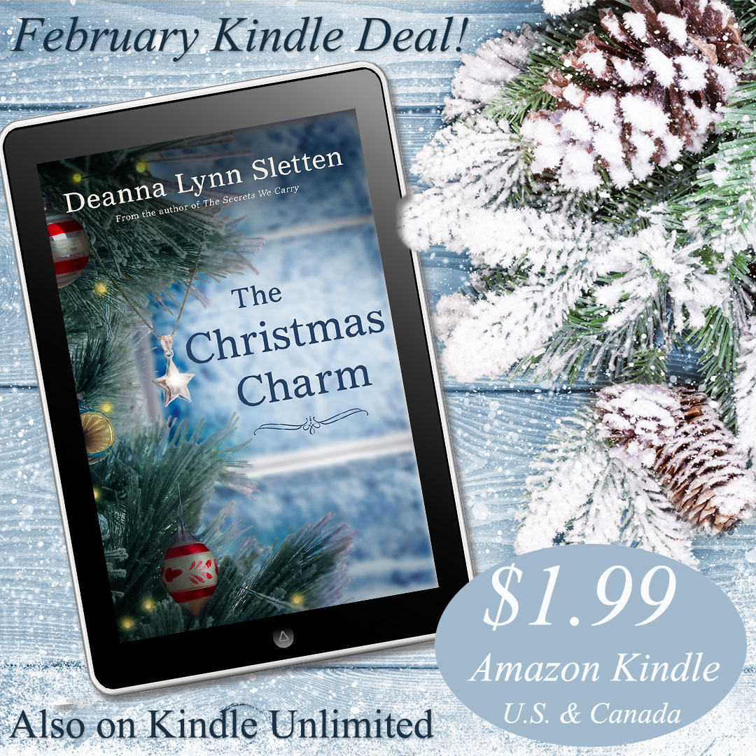 **$1.99 Deal** It's Christmas in February! THE CHRISTMAS CHARM by Deanna Lynn Sletten is a Kindle Monthly Deal for all of February. Grab it now on Amazon Kindle: ow.ly/WOsk50KBxk8

#bookdeals #kindledeals #KindleMonthlyDeal #Christmas #WomensFiction #feelgoodbooks