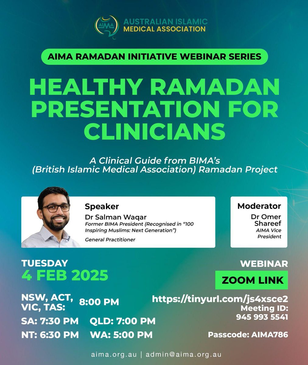 Australian Islamic Medical Association tweet media