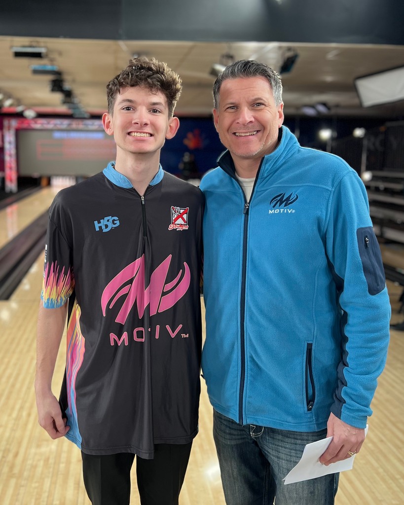 MotivBowling's tweet photo. Here we go!  Landin Jordan qualified for the US Open show in P7!  The ball of choice will be the Subzero Forge on both lanes! #MOTIVNATION https://t.co/x8Vfi36Yj2