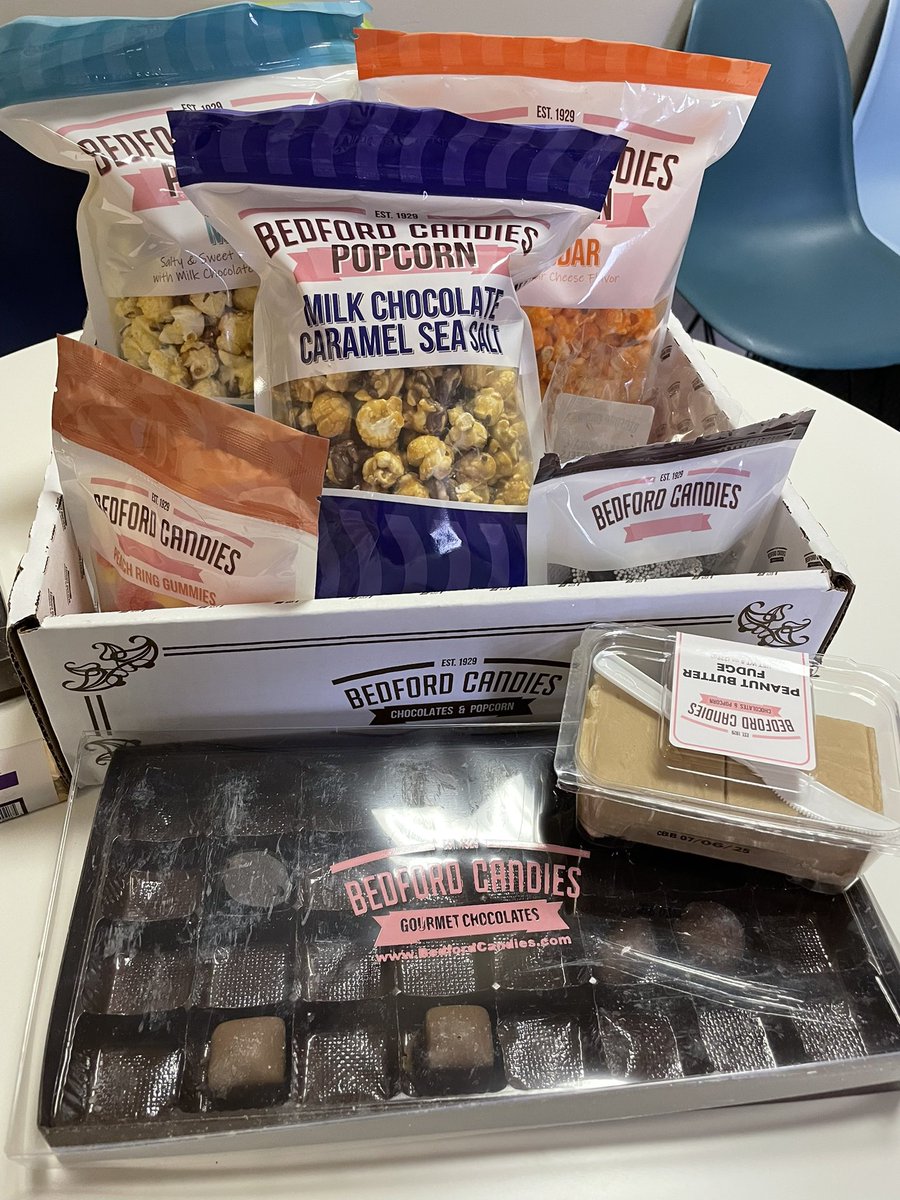 Thank you Bedford Grange Mutual Insurance Group for the gracious gift in recognition and celebration of our 50th Anniversary.

Moss has already eaten most of the goodies. 😆