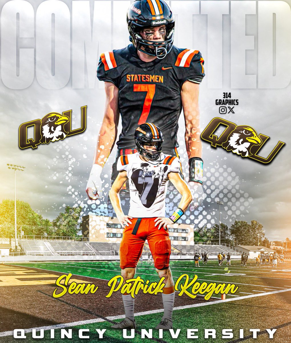 Sean Keegan (@spkjr7) on Twitter photo 1,000% committed 🟤🟡! Thank you to all of my coaches, teammates and family for their help throughout this process! <a href="/CoachPannone/">Michael Pannone</a> <a href="/QUHawksFootball/">Quincy University Football</a> <a href="/DubGFB/">DubG Football</a> <a href="/Conwhite25/">Conner White, M. Ed, CSCS</a> <a href="/Coachdesmondr/">Coach Desmond Reichold</a> <a href="/DCBrader/">David Brader</a> 1,000% committed 🟤🟡! Thank you to all of my coaches, teammates and family for their help throughout this process! <a href="/CoachPannone/">Michael Pannone</a> <a href="/QUHawksFootball/">Quincy University Football</a> <a href="/DubGFB/">DubG Football</a> <a href="/Conwhite25/">Conner White, M. Ed, CSCS</a> <a href="/Coachdesmondr/">Coach Desmond Reichold</a> <a href="/DCBrader/">David Brader</a>
