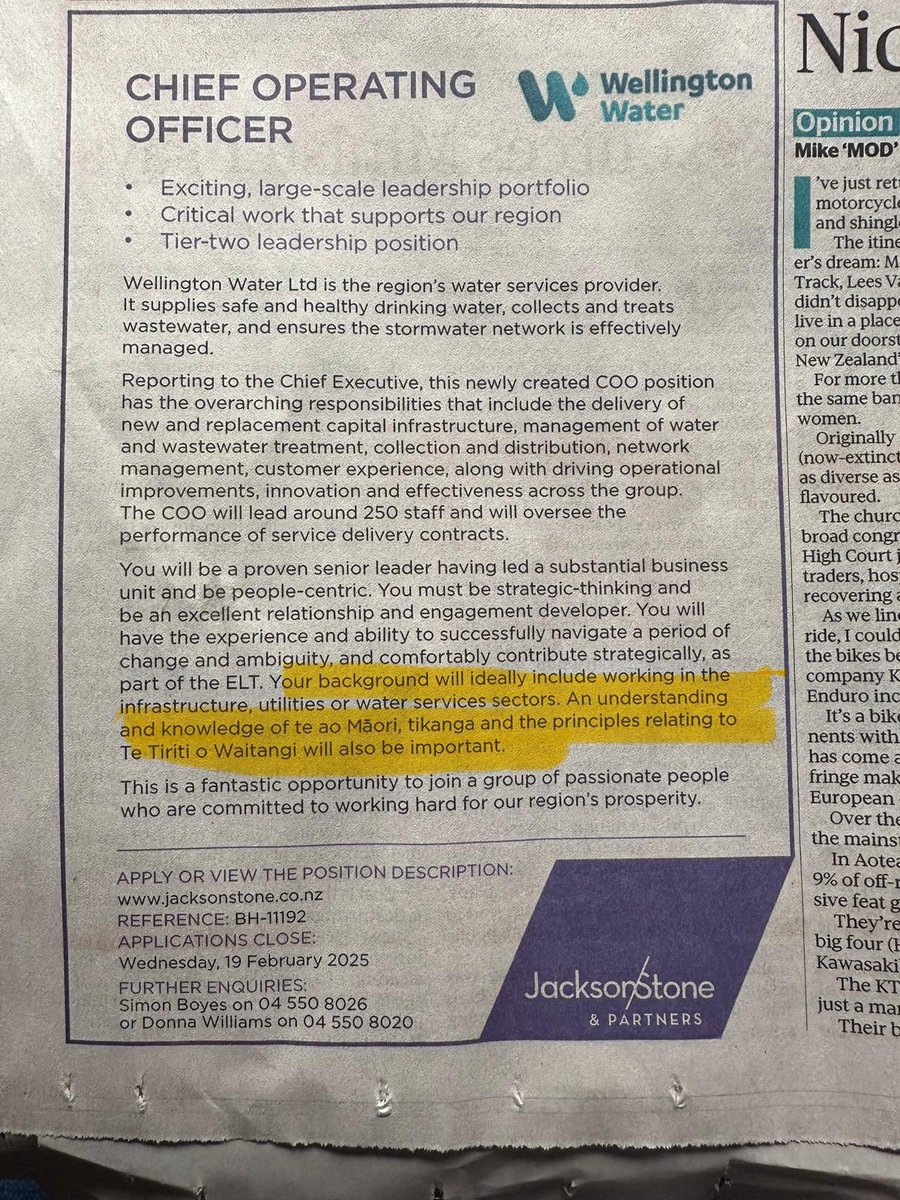 When will <a href="/WgtnCC/">Wellington City Council</a> get it? Just fix the bloody pipes! The Treaty doesn’t have anything to do with it 😡