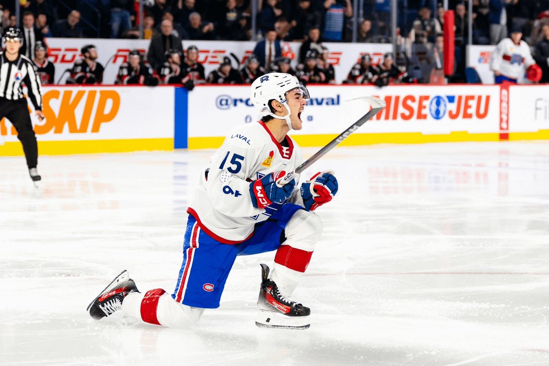 AbsCoverage's tweet photo. 2G 1A for Sean Farrell in 2 periods of play so far this afternoon. YOU GO KING! 😤

#GoHabsGo #AHLRocket https://t.co/lyi0Peaqkv