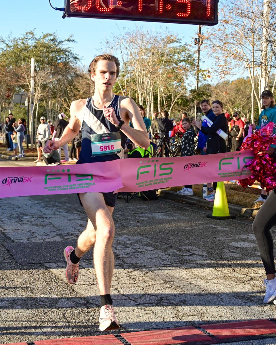 262withDonna's tweet photo. Congratulations to our FIS DONNA 5K overall winners, Bryan Robison and Lydia McRae and our Survivor winner, Jodi Hall! Thanks to everyone who made this event a success! #runDONNA #DestinationFearless https://t.co/j6mEDyU4Jk