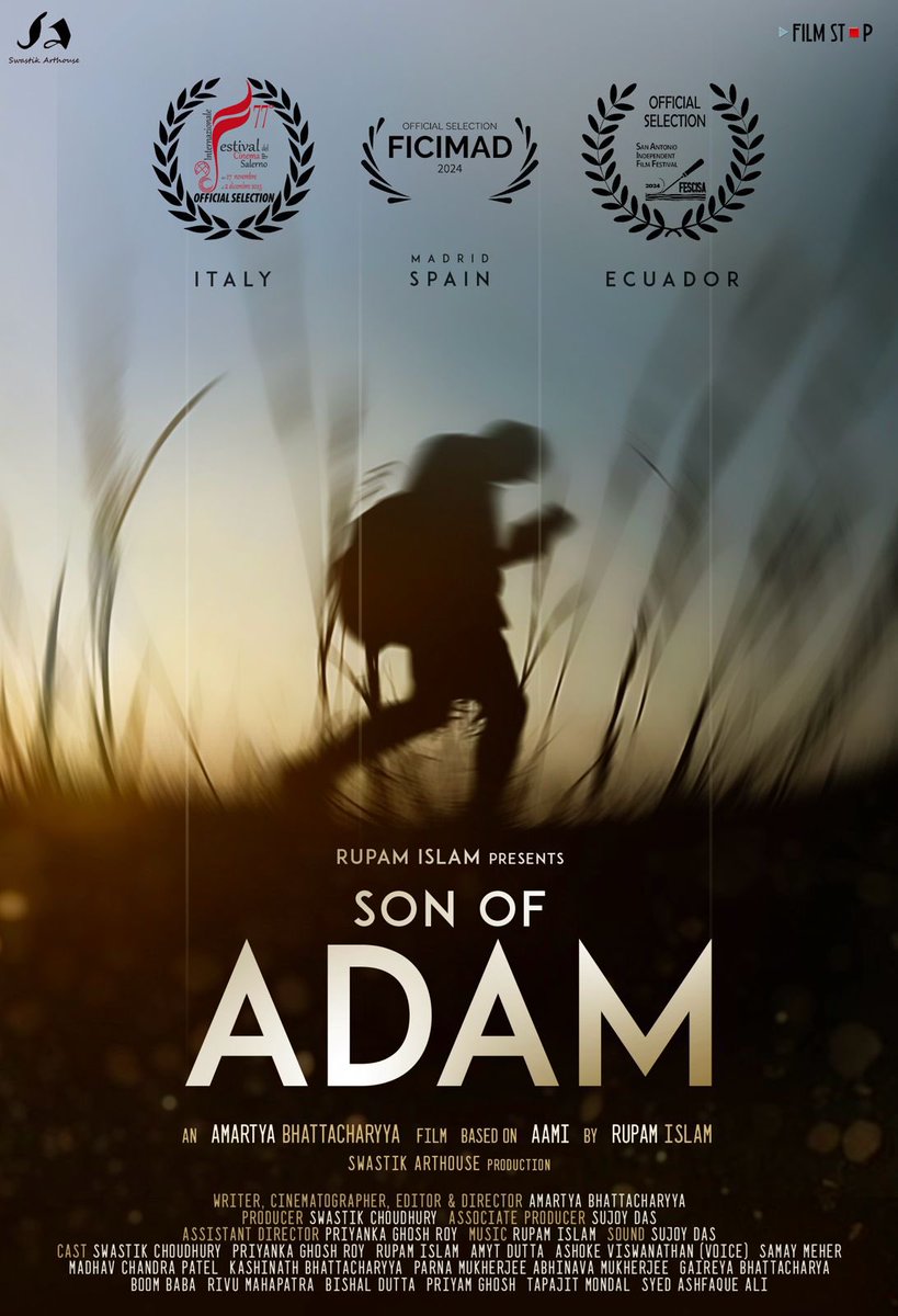 svastik_arts's tweet photo. It is an honor to be the protagonist in a film that blends the vision of @Amartya_B and the magic of @rupamislam74. #SonOfAdam therefore holds a special place in my heart! 🙏✨
The film was warmly received during its Japanese premiere at the Kanazawa Film Festival in 2024
(2/n) https://t.co/8gwk5fbQ0n