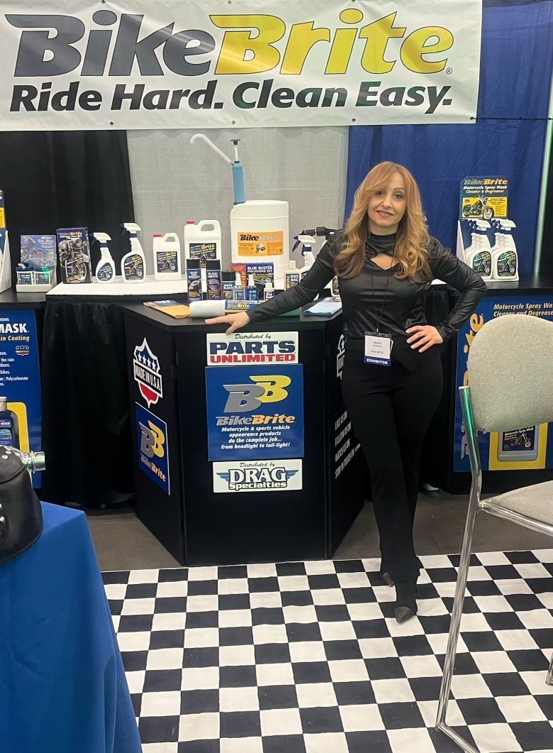 BikeBrite's tweet photo. Thank you for stopping by our booth in Louisville at the Lemans NVP. Looking forward to the Milwaukee NVP in September. Hope to see you there for more BOGO specials. Perfect time to gear up for the holidays.

See you soon!
Meanwhile Ride Hard &amp; Clean Easy!
-Maria- https://t.co/t6Z2ONVxNz