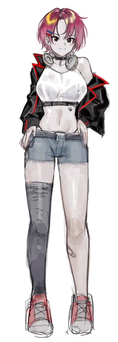 ぱっと思いつきで描いた割にはそれなりにいい感じになったんじゃないかな 