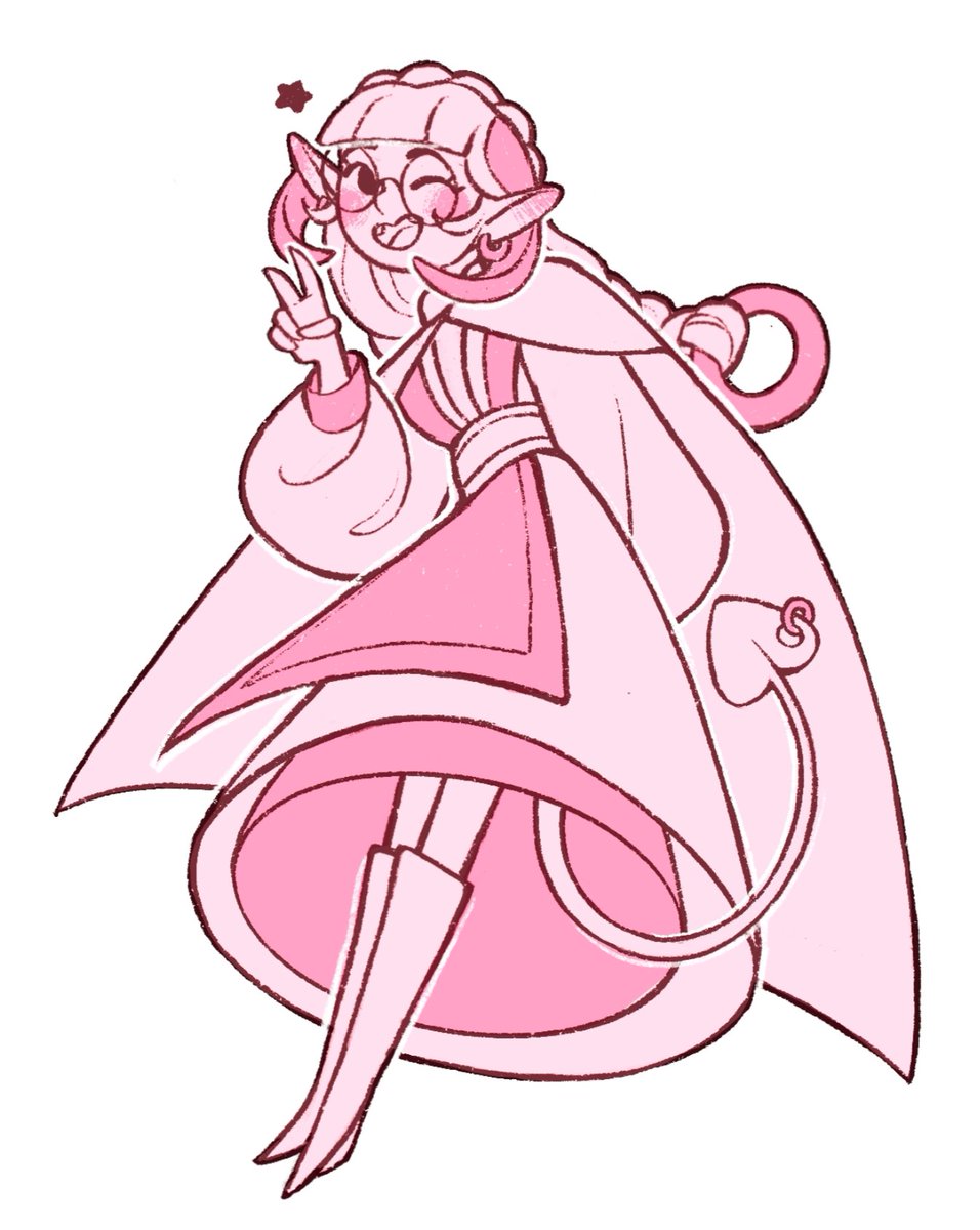 Day 1: Freya! 

Welcome to ✨️ FREYA FEBRUARY ✨️

Every (other) day this month, I'm going to be drawing Freya as different little monster girls as a fun little exercise ☺️✨️

Day one is her normal tiefling self 💕