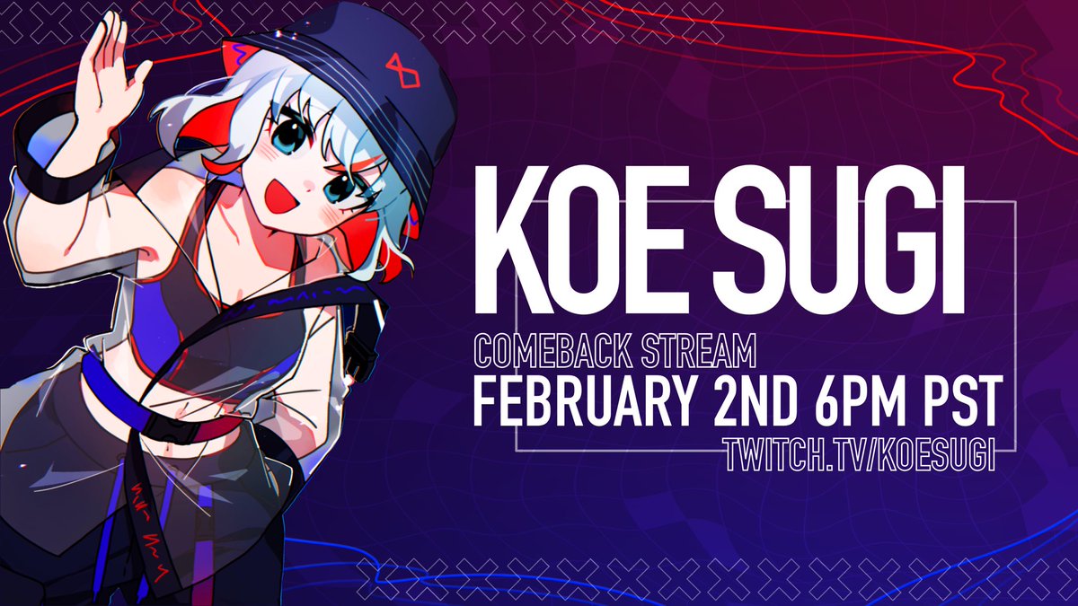 koe_sugi's tweet photo. 🐠 Debut/Comeback stream starring Sugi 2.0 is tomorrow at 6pm PST!! 🐠

I’ll be live at https://t.co/9JTY4gDGyE

(I stayed up past my bedtime to make this picture pls come to say hi)

Artist: @/ciosuii https://t.co/aUqHeOxMd9