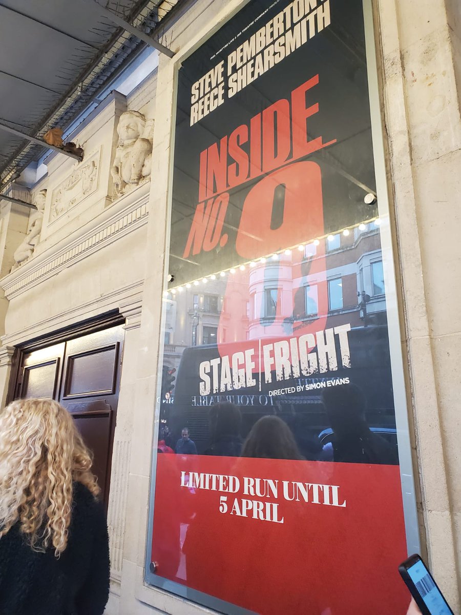 Luke Mepham (@directormepham) on Twitter photo Wife and I just saw Stage/Fright. Fuck. I don't use the word perfect often, but this was perfect. Great gags, great frights, great emotion and more. My face hurt from laughing so hard. Reece Shearsmith and Steve Pemberton are nothing short of genius.
<a href="/SP1nightonly/">Steve Pemberton</a> #insideno9 Wife and I just saw Stage/Fright. Fuck. I don't use the word perfect often, but this was perfect. Great gags, great frights, great emotion and more. My face hurt from laughing so hard. Reece Shearsmith and Steve Pemberton are nothing short of genius.
<a href="/SP1nightonly/">Steve Pemberton</a> #insideno9