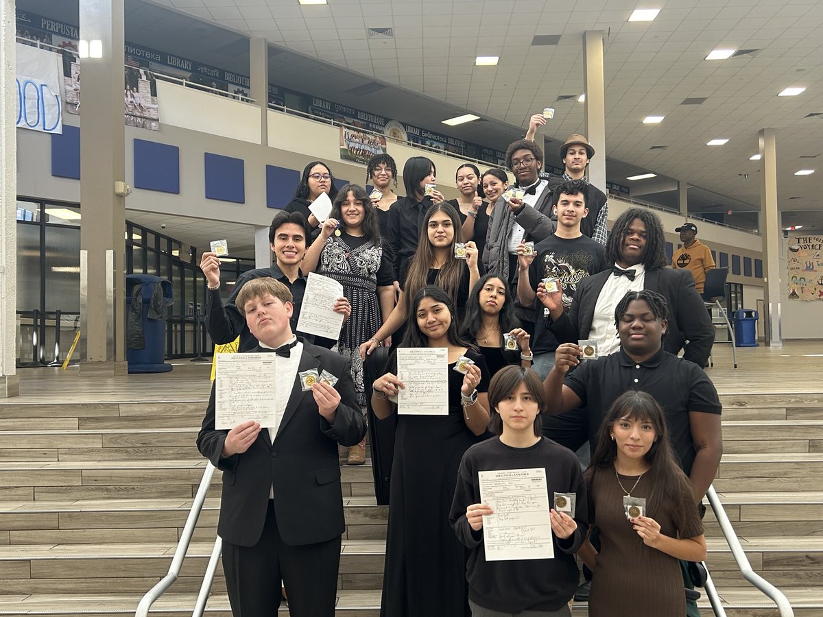 Great Day at UIL State Solo and Ensemble Qualifiers! Congratulations to our ⁦<a href="/HumbleISD_HHS/">Humble High School</a>⁩ students who received 1’s and qualified for STATE!