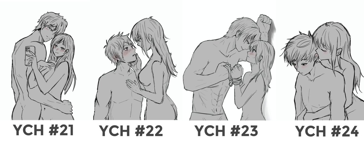 [Limited Slots]
Couple Art YCH 
Commission Open : vgen.co/eefievon 

#coupleart #ych #VGenComms #VGenOpen