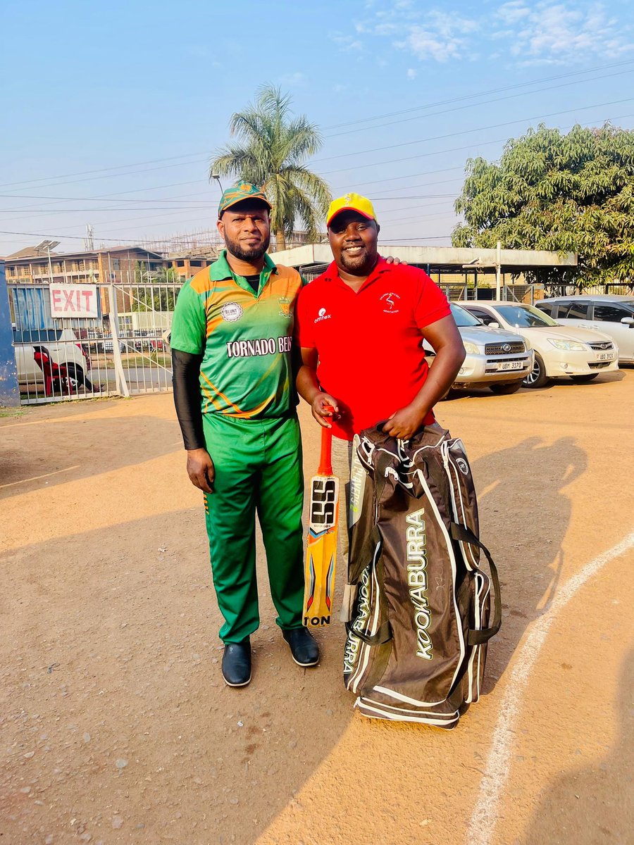Hillary Balijuka (@larryballix1) on Twitter photo Today in behalf of the <a href="/_BurundiCricket/">Burundi Cricket Federation</a> , I received cricket equipment from Mr Akbar Baig ( former cricket crane captain) <a href="/fitnessjunctnug/">Fitness Junction Gym & Spa</a> , Mr Ondeko Martin the former CEO of Uganda cricket Association
I call upon all of the cricket enthusiasts to keep them coming Today in behalf of the <a href="/_BurundiCricket/">Burundi Cricket Federation</a> , I received cricket equipment from Mr Akbar Baig ( former cricket crane captain) <a href="/fitnessjunctnug/">Fitness Junction Gym & Spa</a> , Mr Ondeko Martin the former CEO of Uganda cricket Association
I call upon all of the cricket enthusiasts to keep them coming