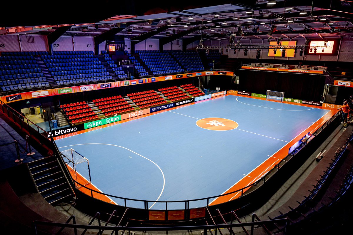 OranjeFutsal's tweet photo. Tonightβs venue: Maaspoort Den Bosch π
#DareToDream #NEDAND https://t.co/nn6dgnkgKQ