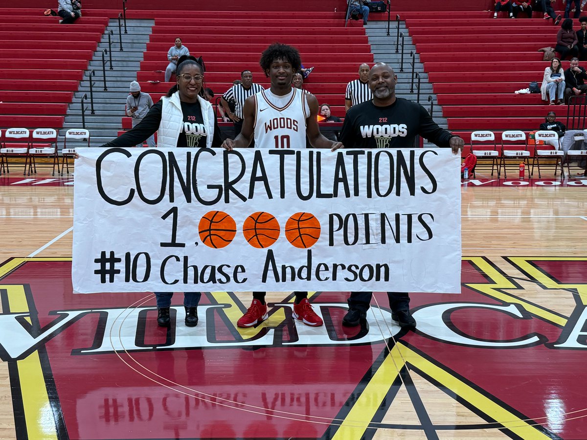CyWoodsHoops (@cywoodshoops) on Twitter photo Congratulations to <a href="/Chacun_5/">Chacun Anderson II 🎯🎯🎯</a> on eclipsing the 1000 career points milestone. We are extremely proud of you!!! Congratulations to <a href="/Chacun_5/">Chacun Anderson II 🎯🎯🎯</a> on eclipsing the 1000 career points milestone. We are extremely proud of you!!!