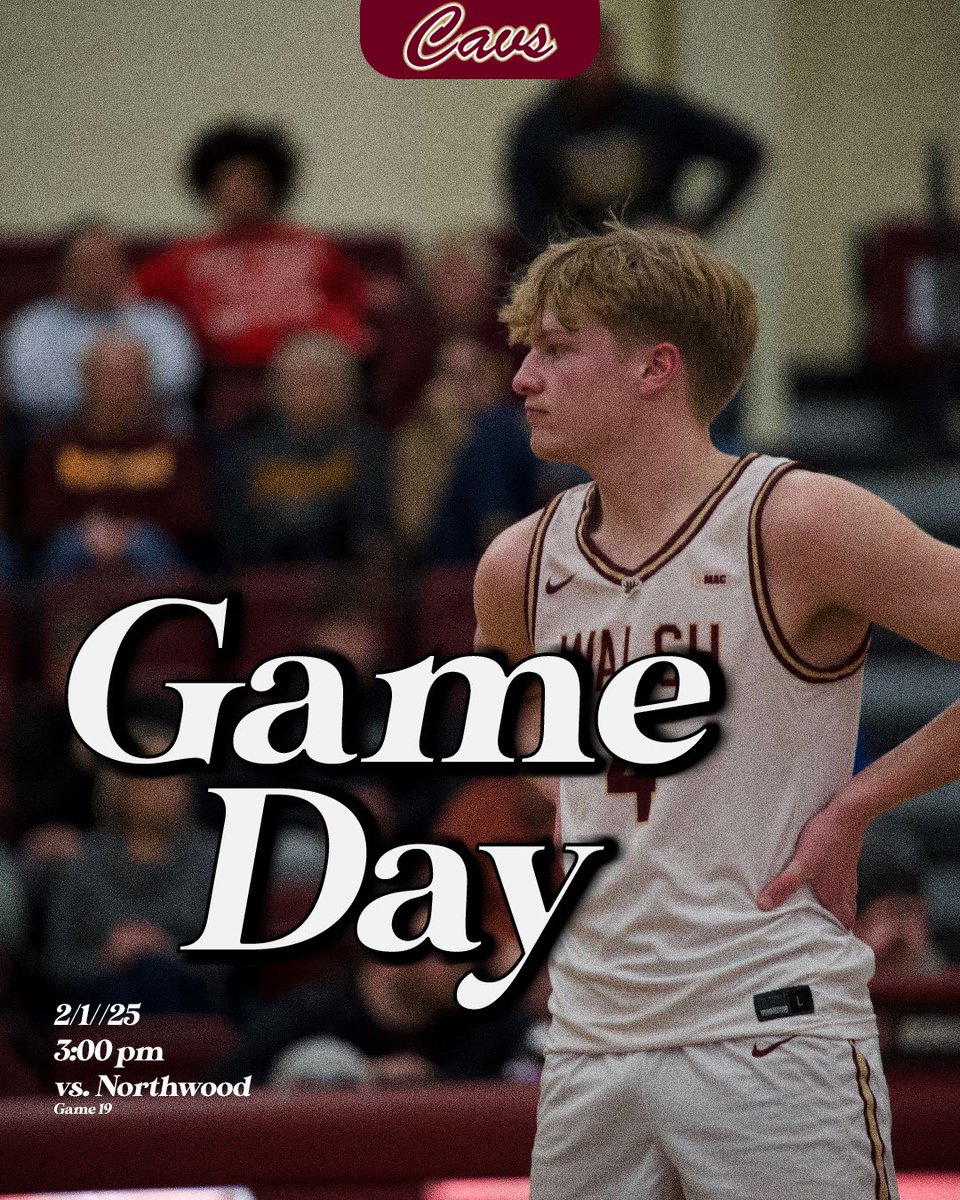 🏀 GAMEDAY! 

🆚 Northwood

📍 Alumni Arena

⏰ 3:00 PM

👀 greatmidwestdigitalnetwork.com/walshu/