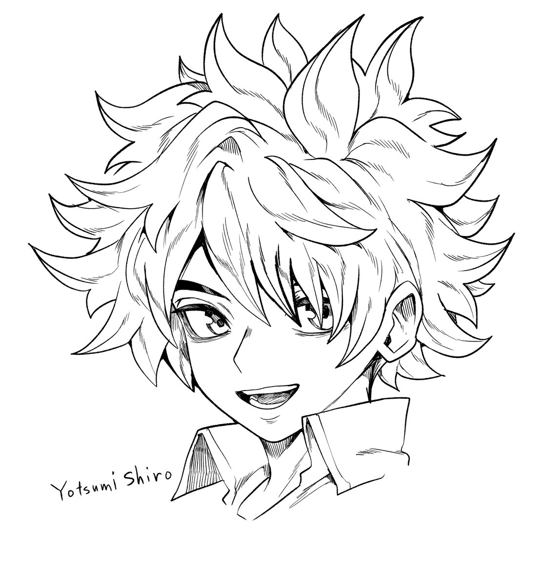 自作ペンで試し描き⛩️