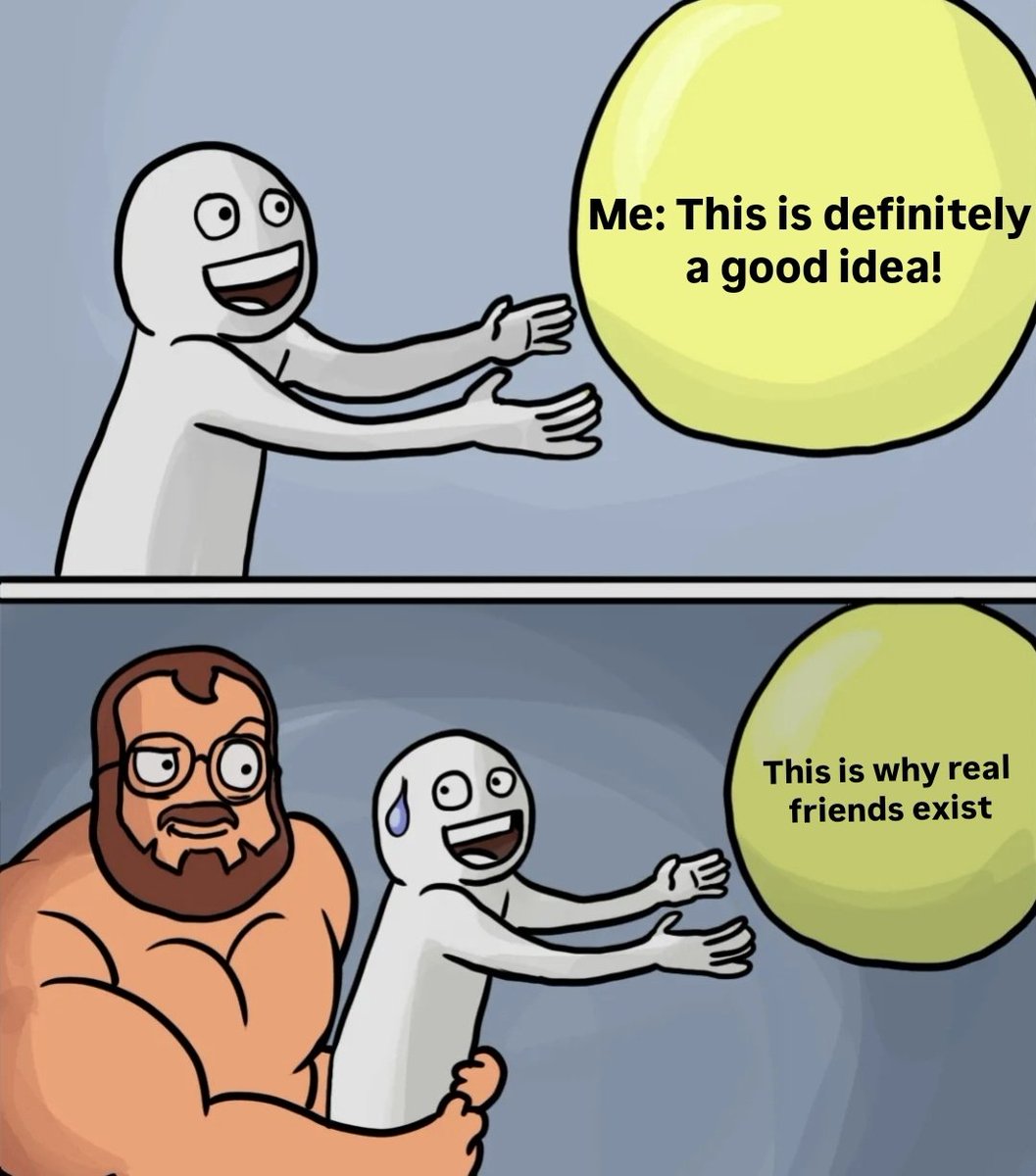 Arifon279's tweet image. Real friends don’t let you make dumb decisions alone. @charles_thechad
@IOHK_Charles #RealFriends  
#ChadMindset  #TrueFriendship  
#BroCode  #WiseAdvice  
#NoBadDecisions   #FriendshipGoals  
#ChadSavesTheDay  #LifeChoices  
#DontDoItBro