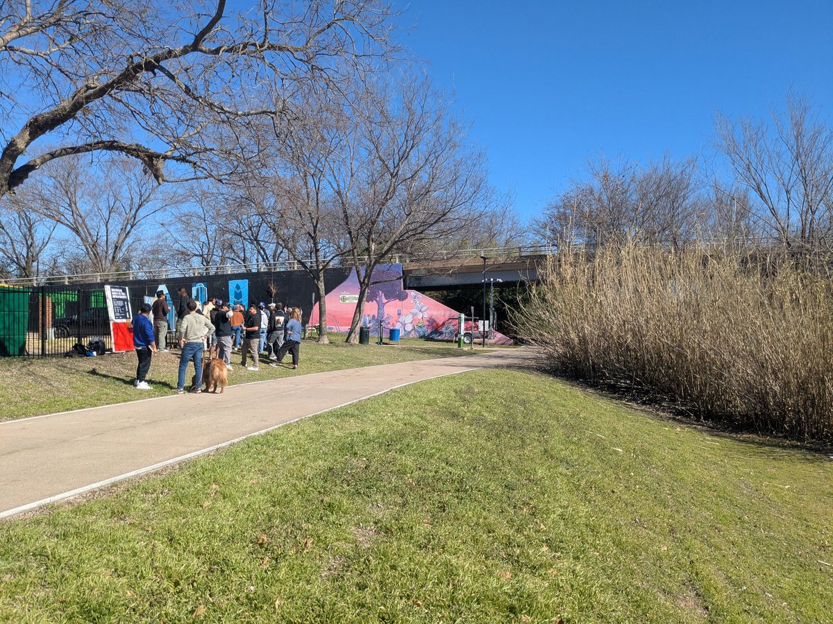 We've got a great turnout this AM -- stop by if you're in the neighborhood!