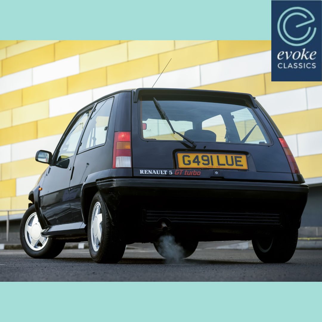 EvokeClassics's tweet image. LIVE AT AUCTION
1989 Renault GT5 Turbo
evoke-classics.com/auction/#/lots…

• A mostly original, unmodified example
• Only 2 former registered keepers
• Substantial history
• Recently fitted with a new clutch, brakes and more
• Long MOT
#Renault5 #GTTurbo