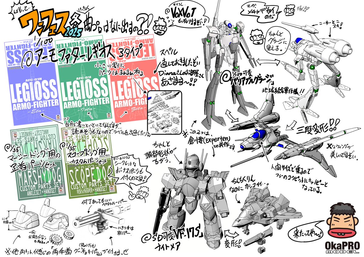 スペルを間違えていたので、修正！
ついでにちょっぴりお知らせでっせ！
#ワンフェス2025冬