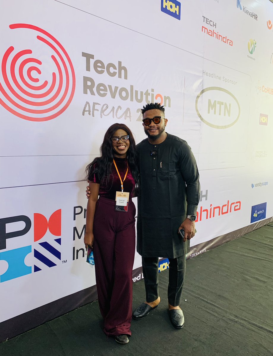 ChimuanyaDike's tweet image. A happy PiggyVest babe and a value giving PiggyVest founder.

#TechRevolutionAfrica 
#TRA2025 #TechEventinLagos