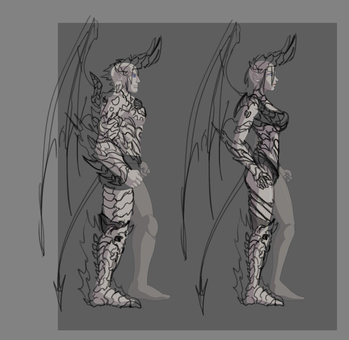 Acalodrian's tweet image. alright so, here's a preview of ED next bp (azrael themed), i already made the sketches but since we both nw and i are working on the gifter's customs it's probably going to take some time, i'd expect it to be ready at late march :c (yes my sketches are always like that)
#edcodes