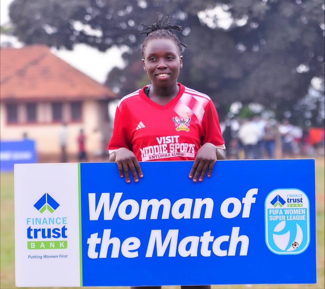 PLAYER OF THE MATCH!  Hasifah Namboozo takes the honor with an incredible display of skill and determination! #POTM #FUFA #Football