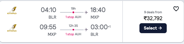 outofofficedaku's tweet photo. #LOOTOOOᵈᵃᵏᵘ

Bangalore ✈️ Milan Return 

Rs. 32K - 34K 🎒💼
Fly with @etihad 
Mar, Apr, May, Jun 2025 
Rs. 31K 🎒💼
Fly with @omanair 
Jul 2025

Rs. 32K 🎒💼
Fly with Saudia Air 
Aug 2025

Share | RT

#DakuFlightDeals
