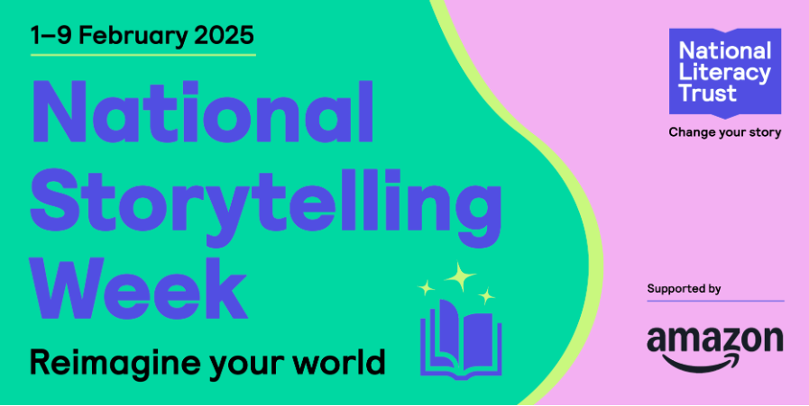 This week is National Storytelling Week. How are you and your class reimagining your world? Are you joining the free workshops from <a href="/Literacy_Trust/">National Literacy Trust</a>? #NationalStorytellingWeek