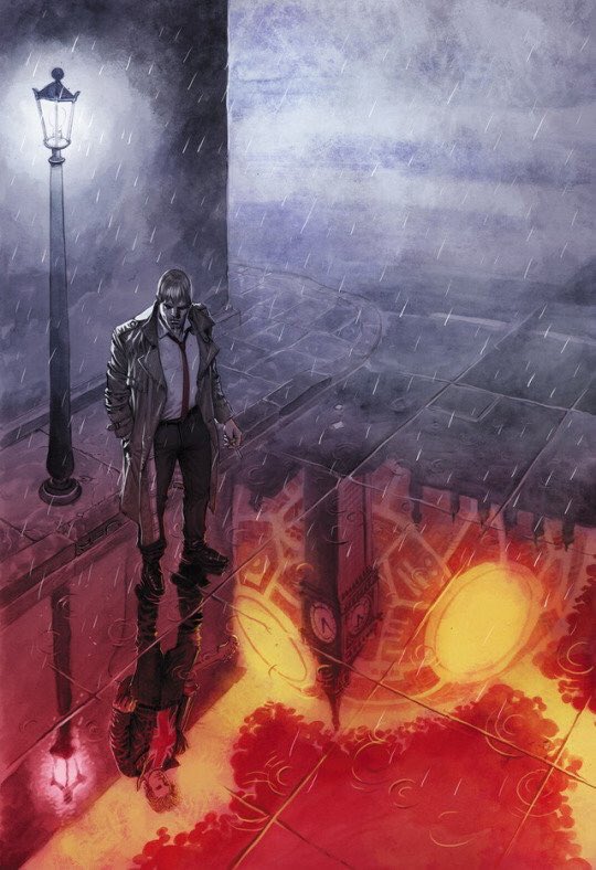 "My name's John Constantine, and here I stay: haunted by London. And London, haunted by me."